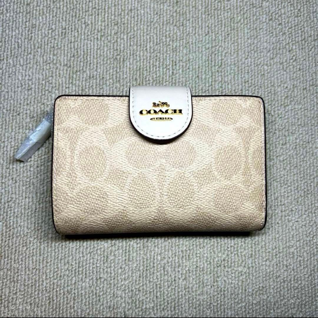 COACH コーチ シグネチャー サンドチョーク 二つ折り財布 新品未使用