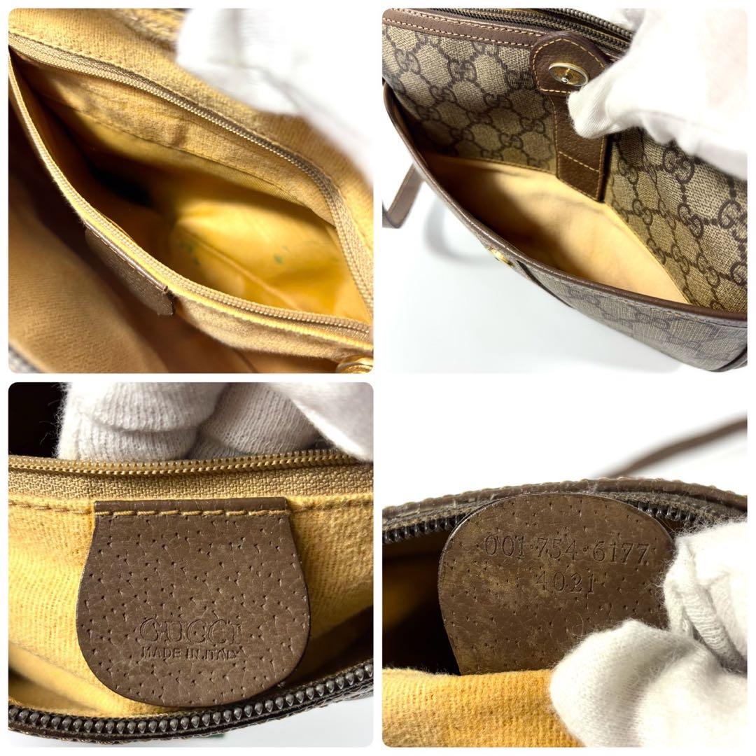 ✨極美品✨グッチ ショルダーバッグ シェリーライン GG インターロッキング 茶