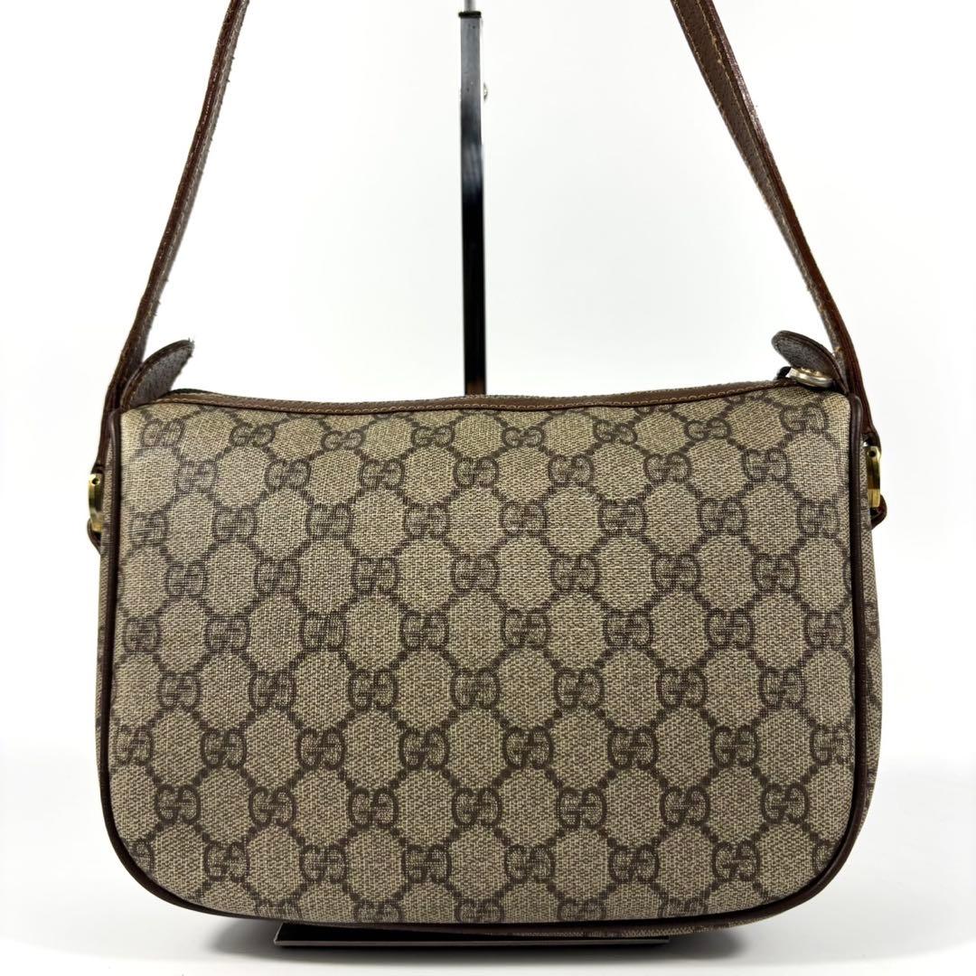 ✨極美品✨グッチ ショルダーバッグ シェリーライン GG インターロッキング 茶