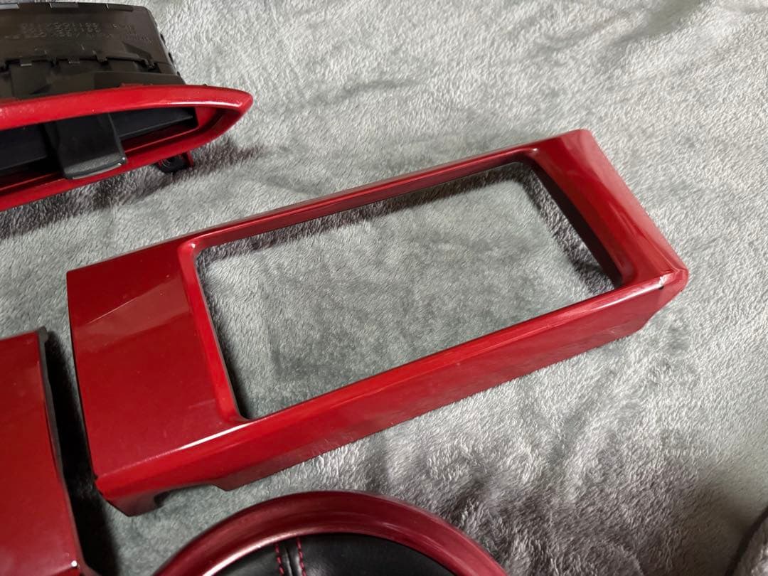 86 ZN6 室内パネル一式 赤 一部剥げあり