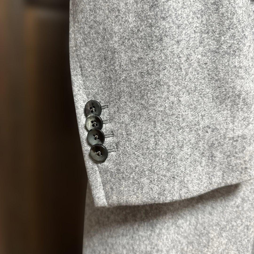 【新品】BOGLIOLI チェスターコート　色 グレー　サイズ 48