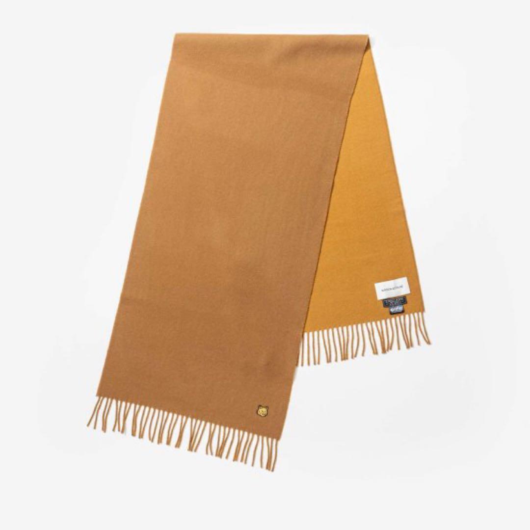 【本物正規品】MAISON KITSUNE ウールマフラー　メゾンキツネ