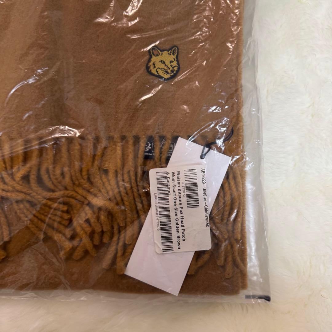 【本物正規品】MAISON KITSUNE ウールマフラー　メゾンキツネ