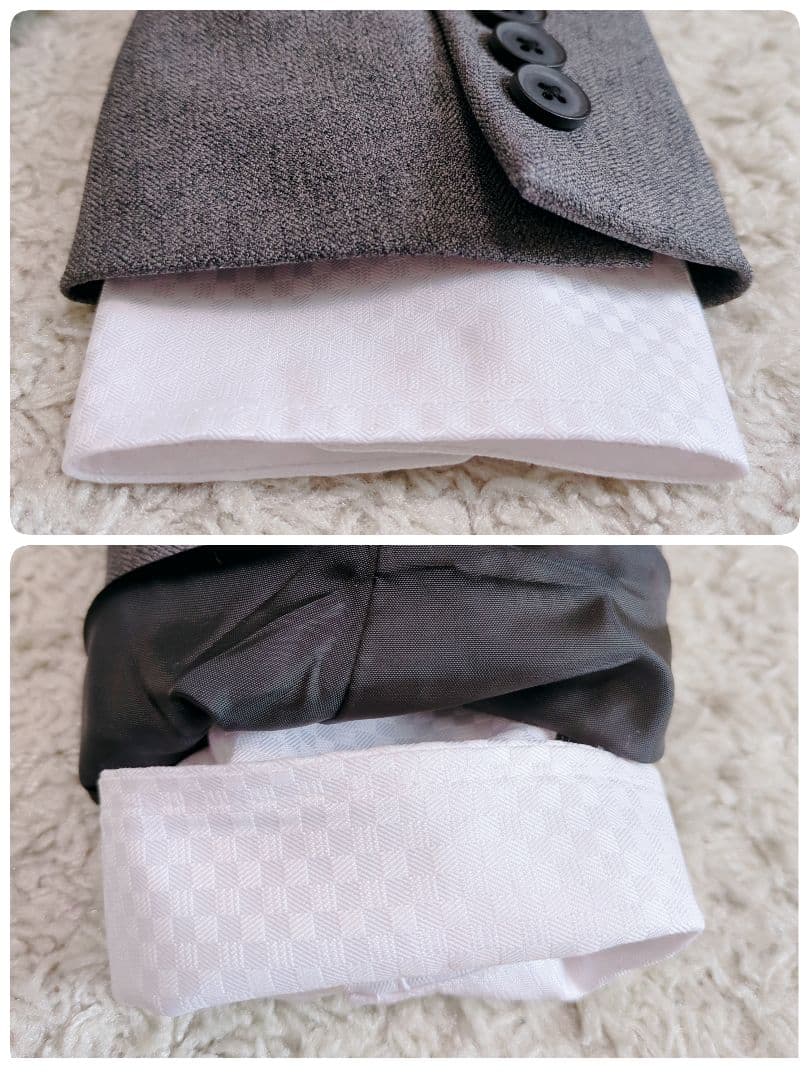 【美品】オリバーハウス　フォーマルスーツ　150 卒服　グレー　5点セット