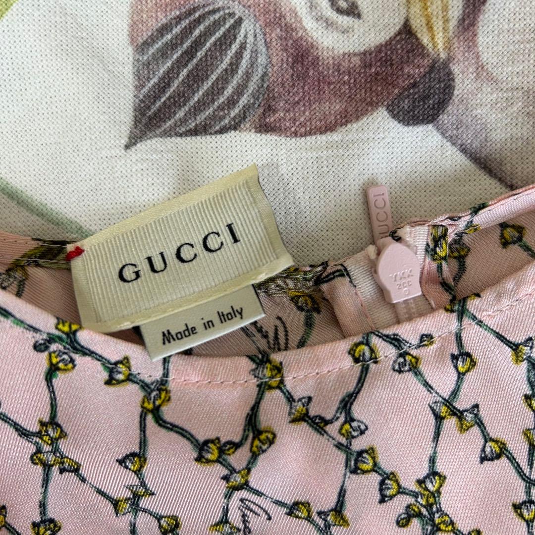 【超希少】GUCCI ヒグチユウコ ノースリーブ ブラウス 12 〔チルドレン〕