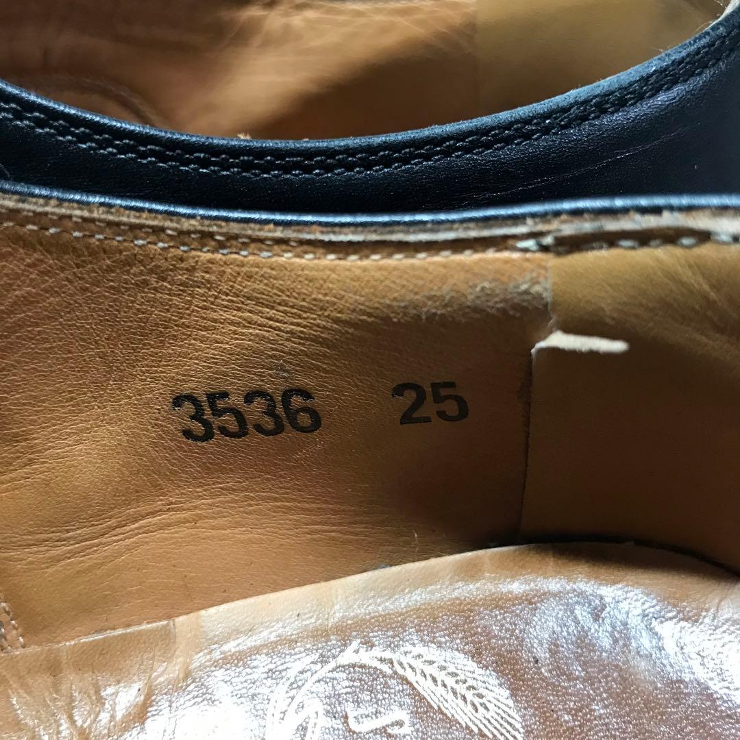 スコッチグレイン 3536 ストレートチップ 革靴 25EEE vibram