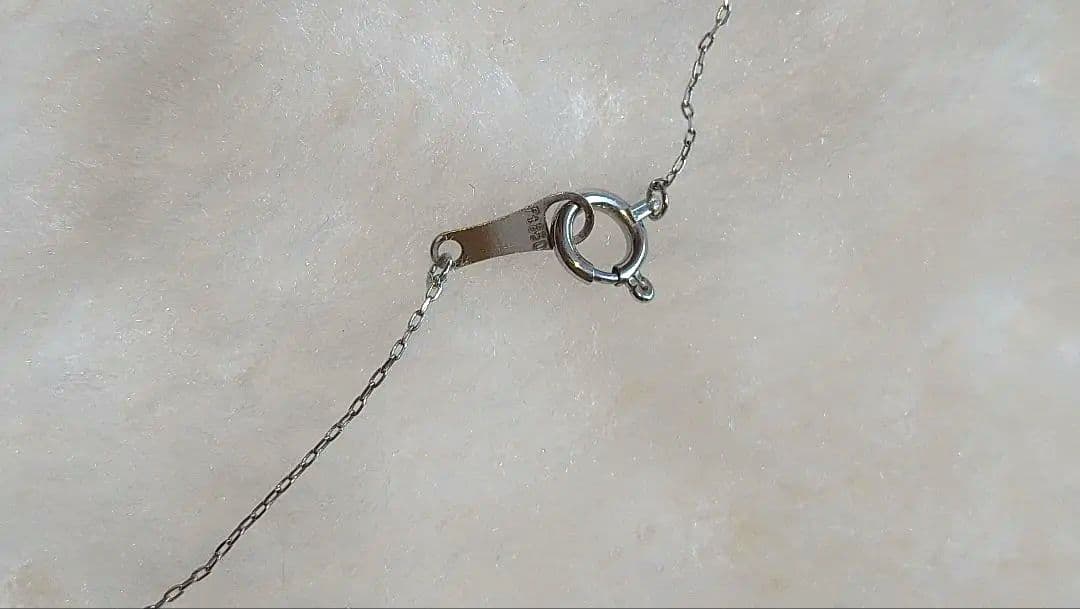 Pt850　ダイヤモンドネックレス