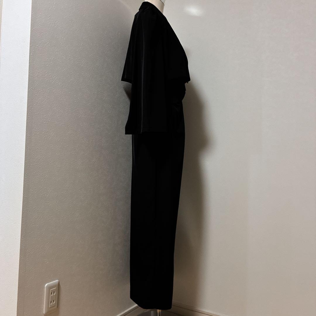 ニアナ　ブラック　プラクティカルショートジャケットセットアップ 2点セット