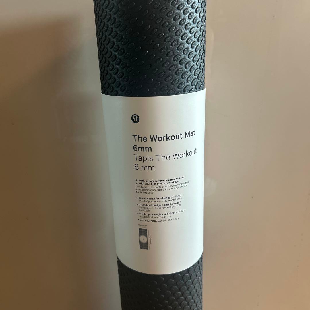 The Workout Mat 6mm ブラック