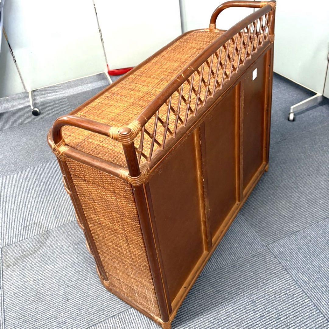 籐 ラタン ワイドタイプ チェスト タンス インテリア 三重県まで発送