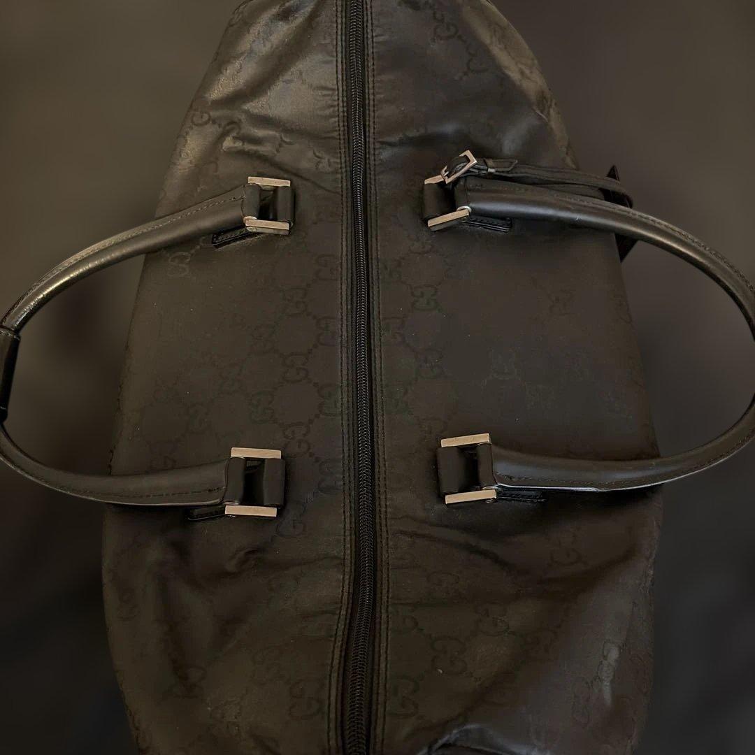 【美品】GUCCI グッチ ボストンバッグ GG柄