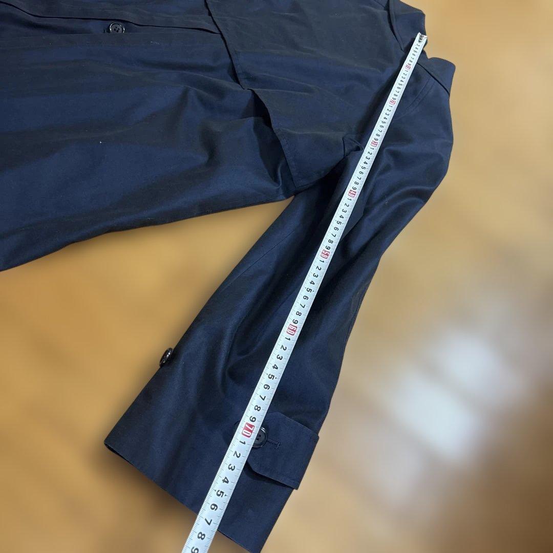 バーバリーBURBERRY ステンカラーコート トレンチコート ネイビー