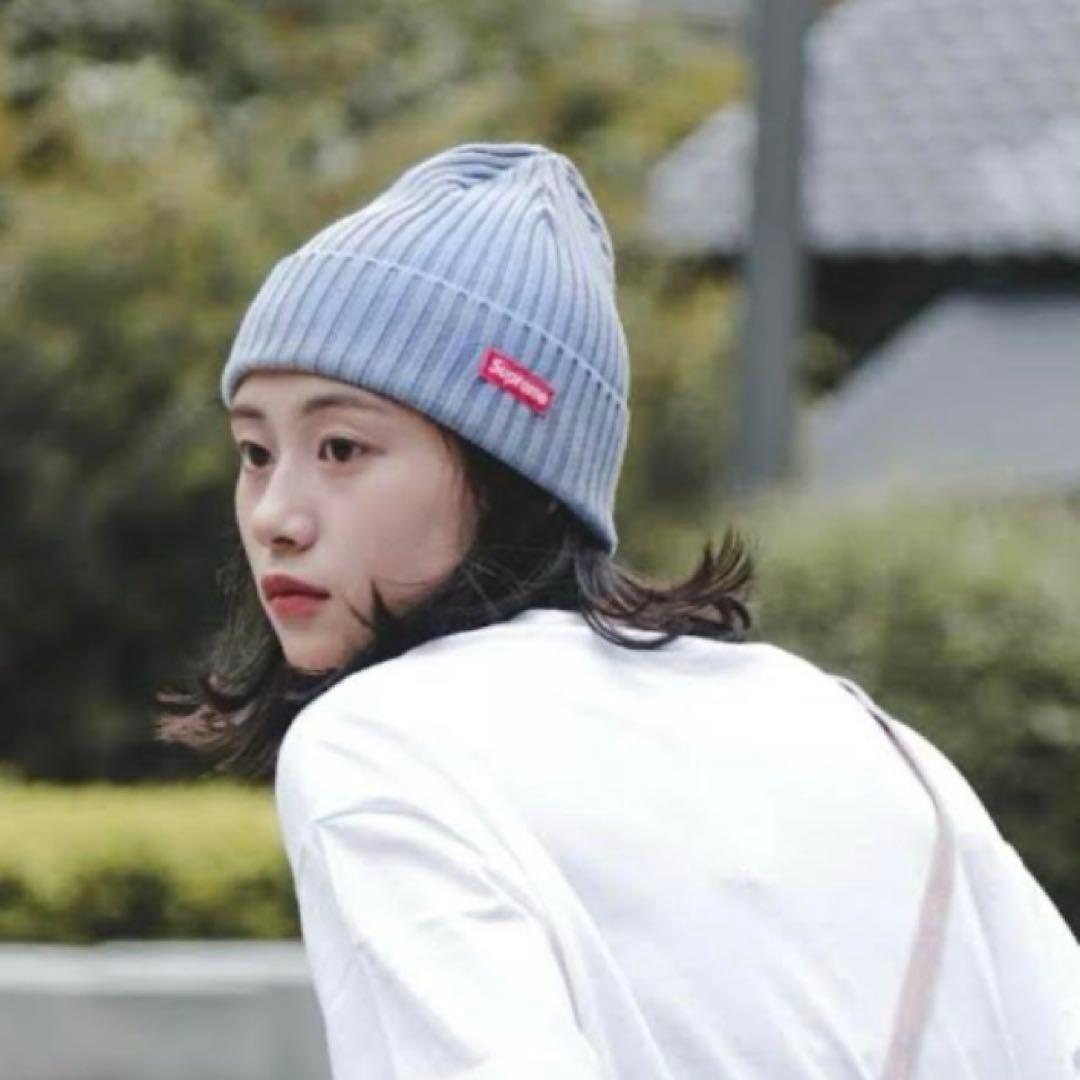 【新品】 Supreme 23SS Overdyed Beanie Grey 灰