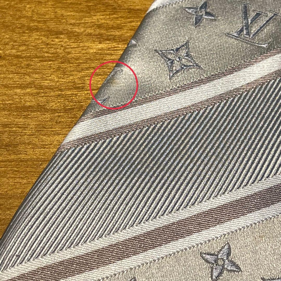 Louis Vuitton シルバー ネクタイ