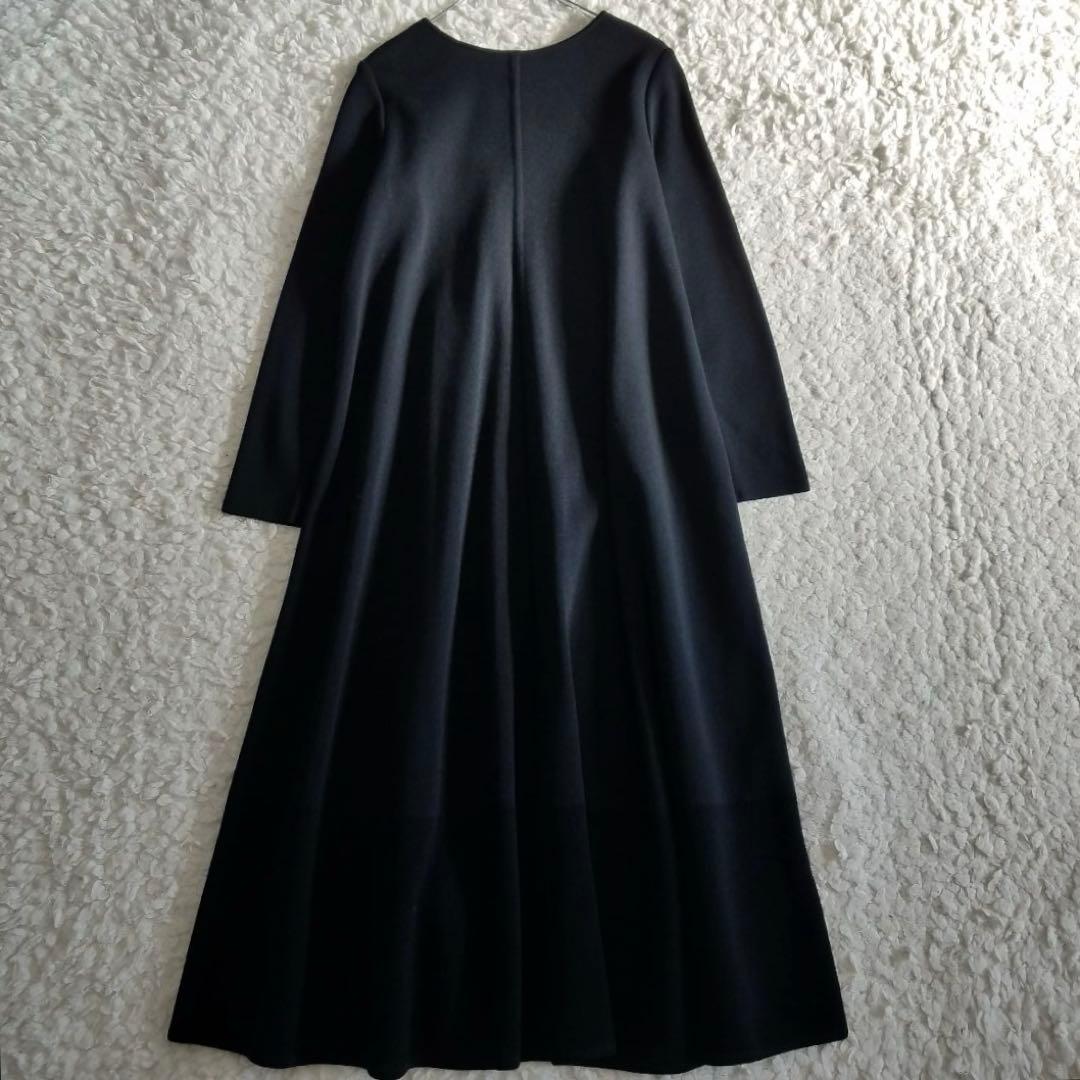 未使用級✨ADORE テクニカルストレッチニットワンピース ブラック