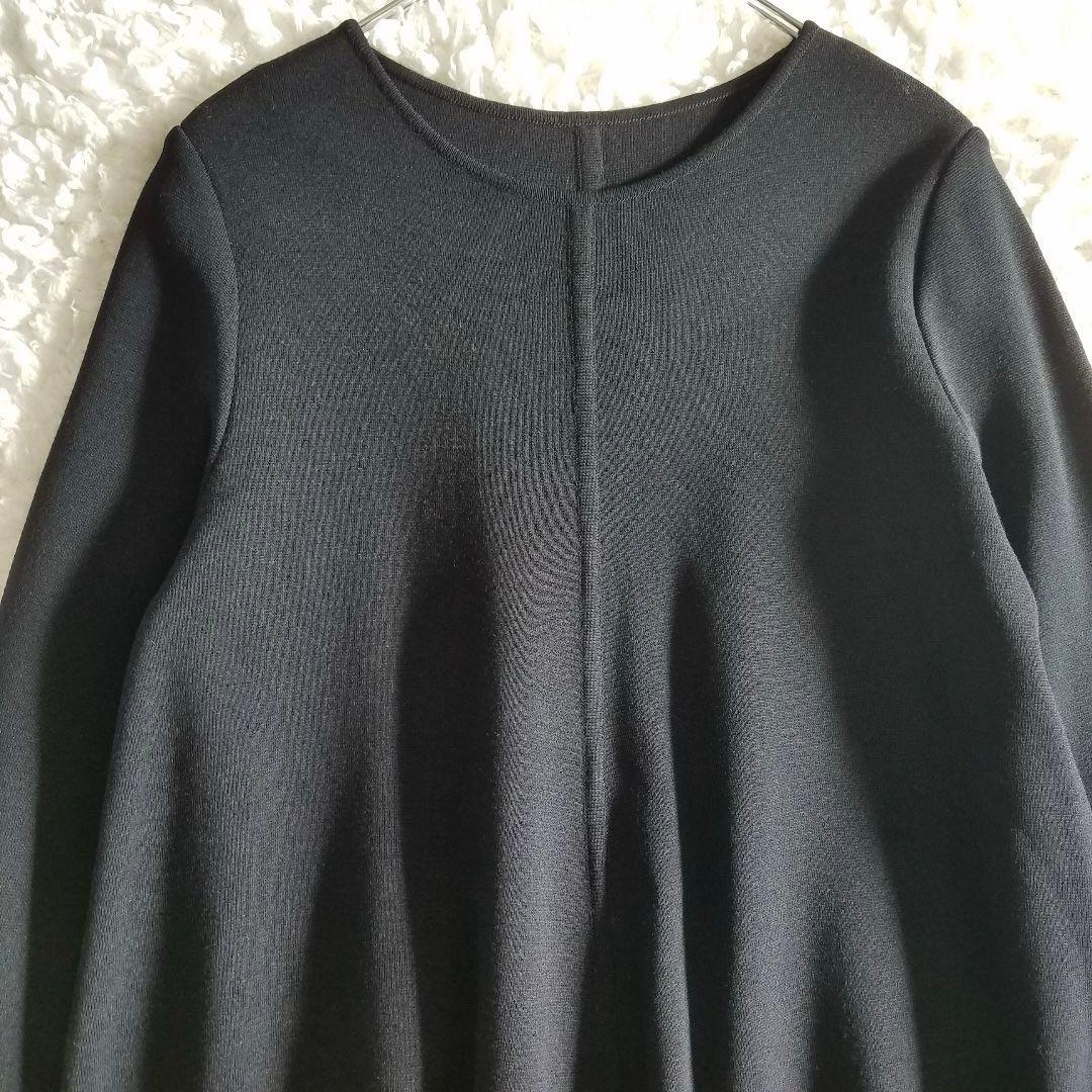 未使用級✨ADORE テクニカルストレッチニットワンピース ブラック