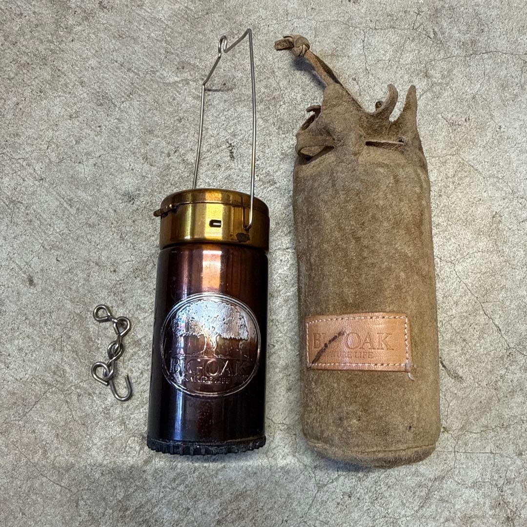 美品 BIG OAK ビッグオーク キャンドルランタン 真鍮 初期型 ビンテージ