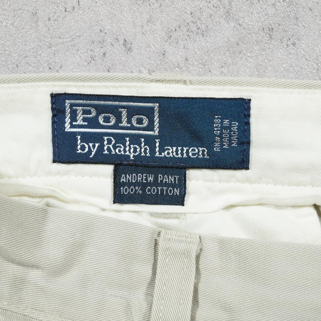 90s マカオ製 ポロチノ POLO ラルフローレン ANDREW PANT
