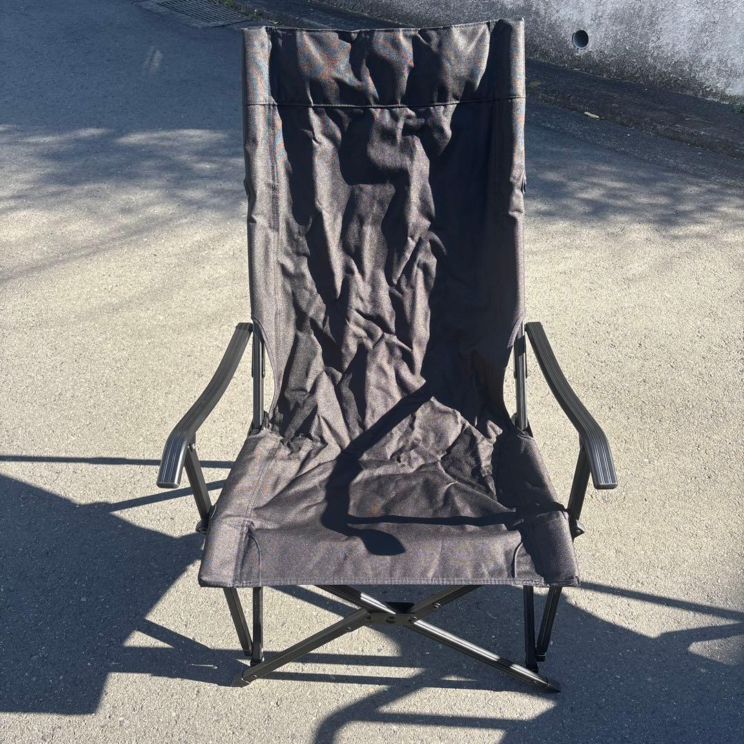 アディロンダック キャンパーズチェア 黒ブラック 収束型　穴あきなし　2脚組