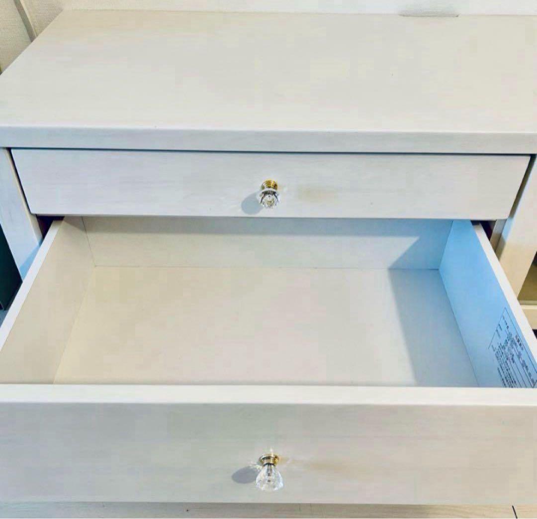 750【幅120完成品発送✴︎送料込】￥79,800／フランフラン風シャビーシック