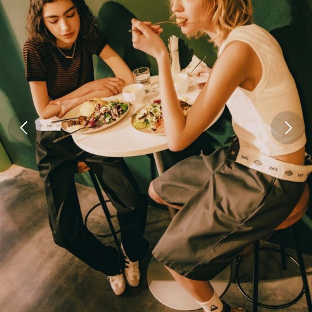 x-girl dickies コラボ WORKSHORTPANTS 新品 S