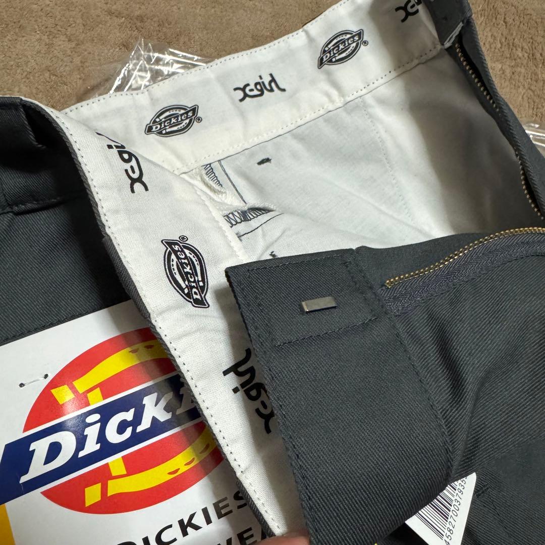 x-girl dickies コラボ WORKSHORTPANTS 新品 S