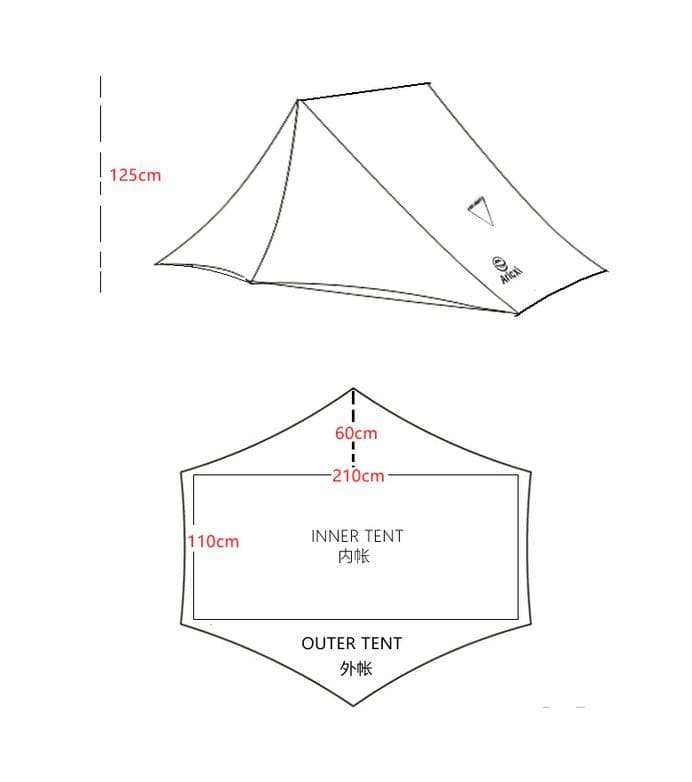 Aricxi light 2 トレッキングポール軽量テント