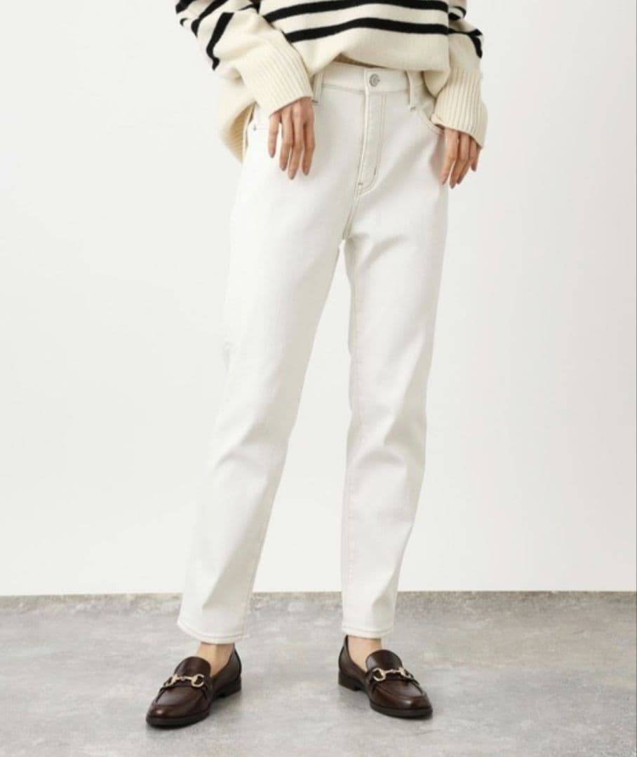 新品タグ付き　バンヤードストーム　裏起毛スリムデニムパンツ　00