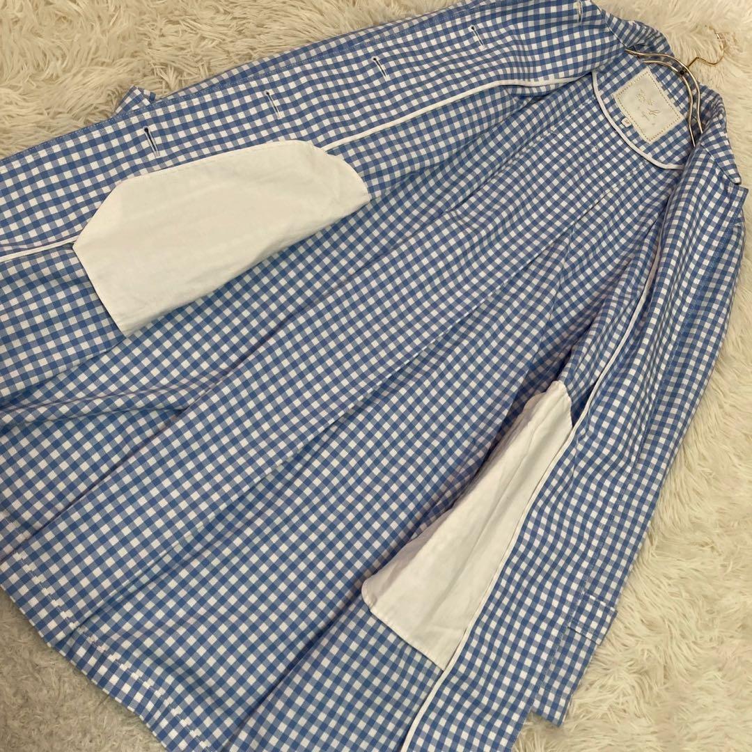 To b. by agnes b. スプリングコート ライトブルー 38