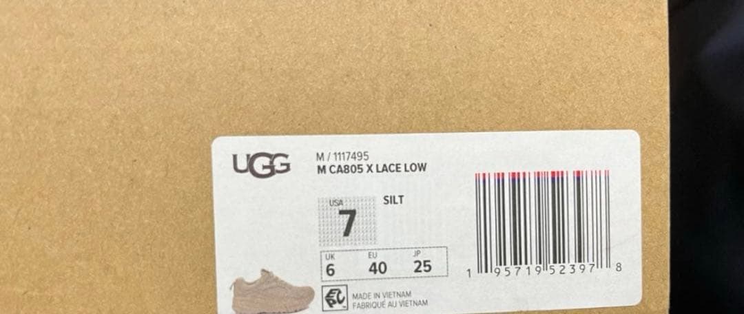 【新品】25cm UGG CA805 X LACE LOW (Silt)