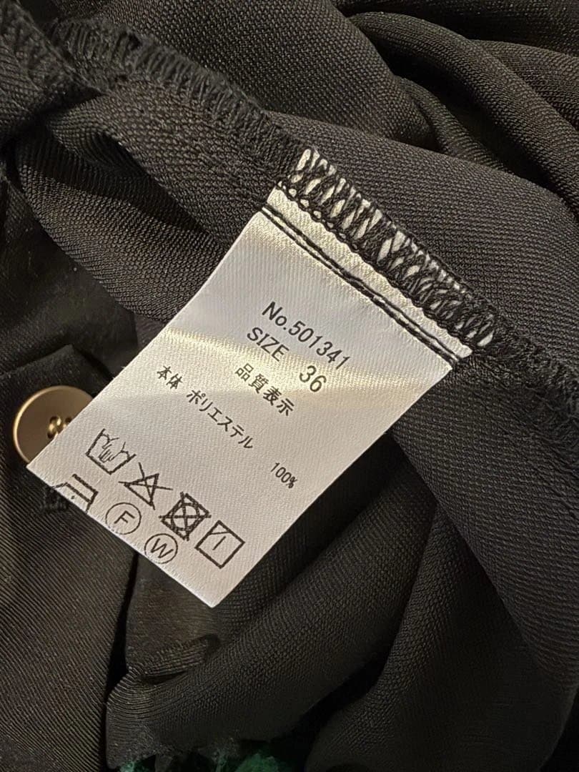 CYAN tokyo 黒 サロペット　2025ss 低身長向け