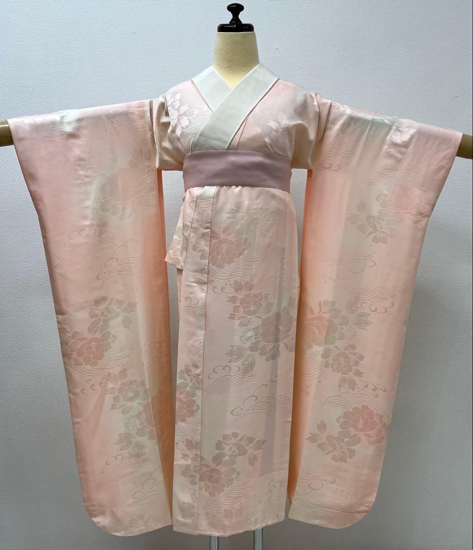 振り袖　フルセット　別誂長襦袢　成人式　金彩加工　刺繍入り　結婚式　737