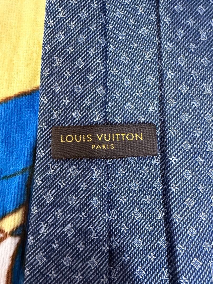 LOUIS VUITTON ダークブルー ネクタイ