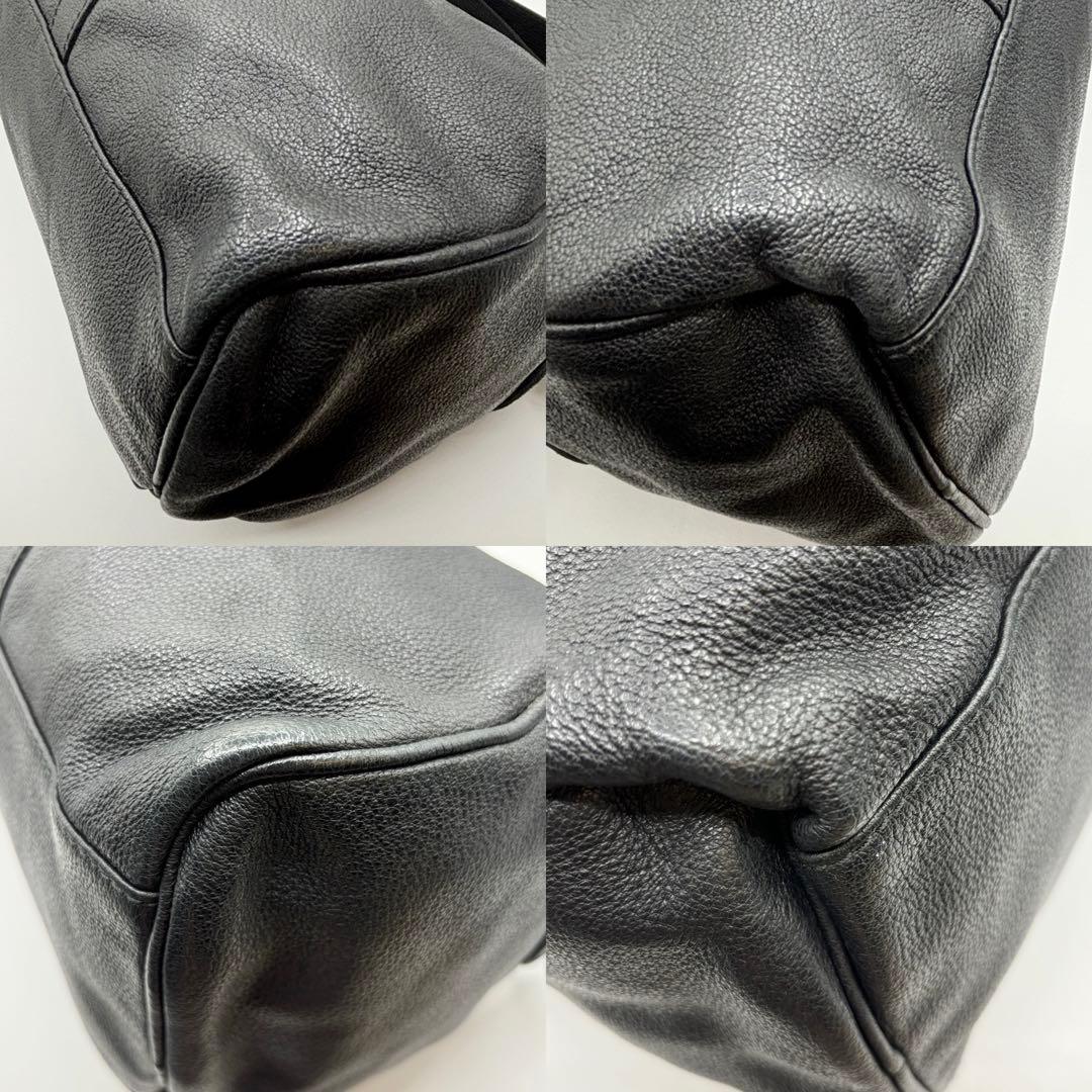 【美品/希少】ハンティングワールド　ボストンバッグ　2way ブラック　本革