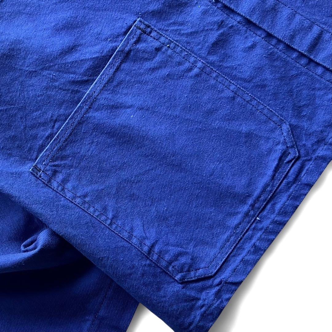 【80s】フランス製ワークジャケット/コットンツイル/ ink blue