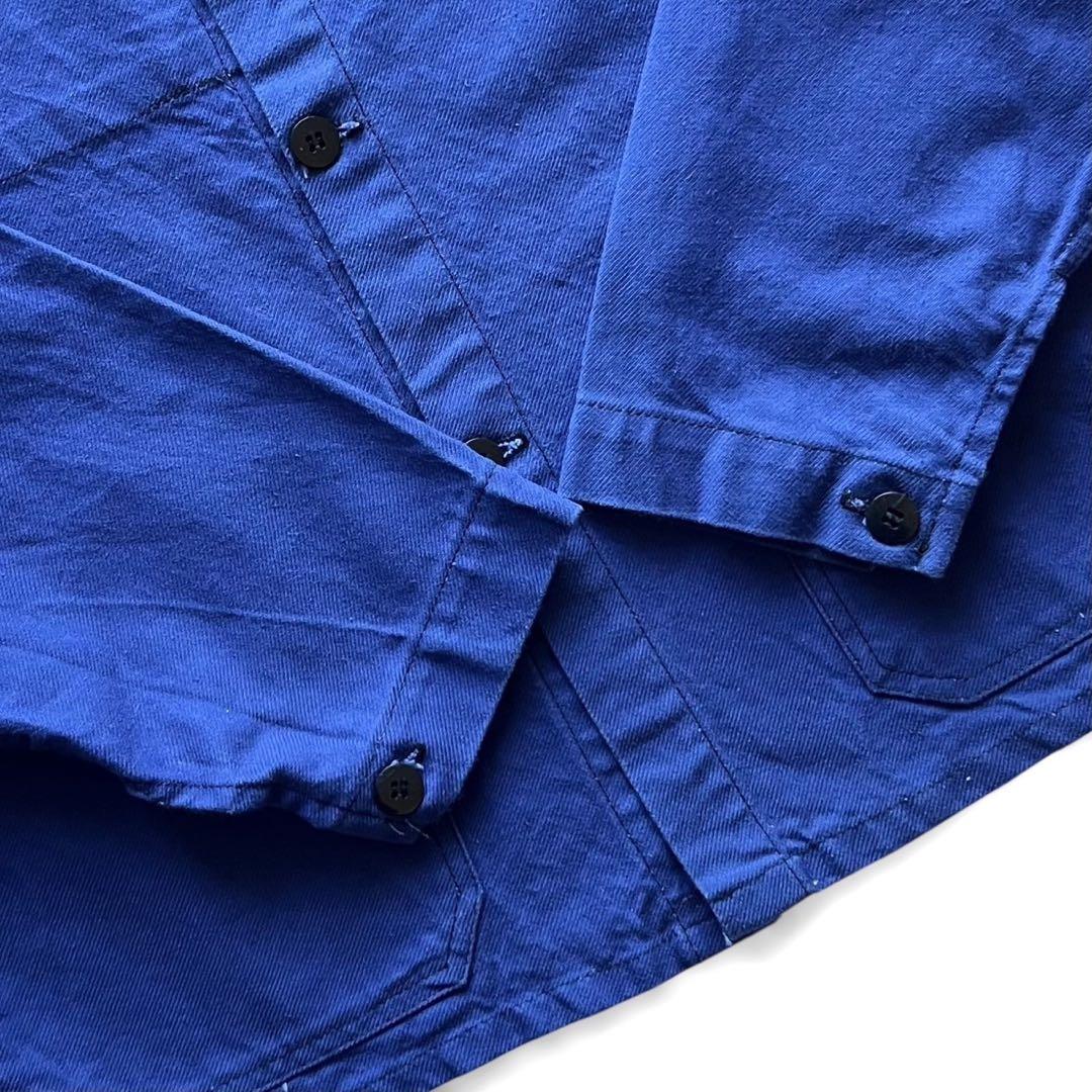 【80s】フランス製ワークジャケット/コットンツイル/ ink blue
