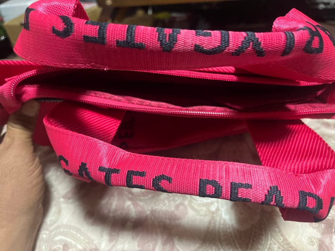 本日15時まで 値下げ新品タグ付きPEARLY GATES ピンク トートバッグ