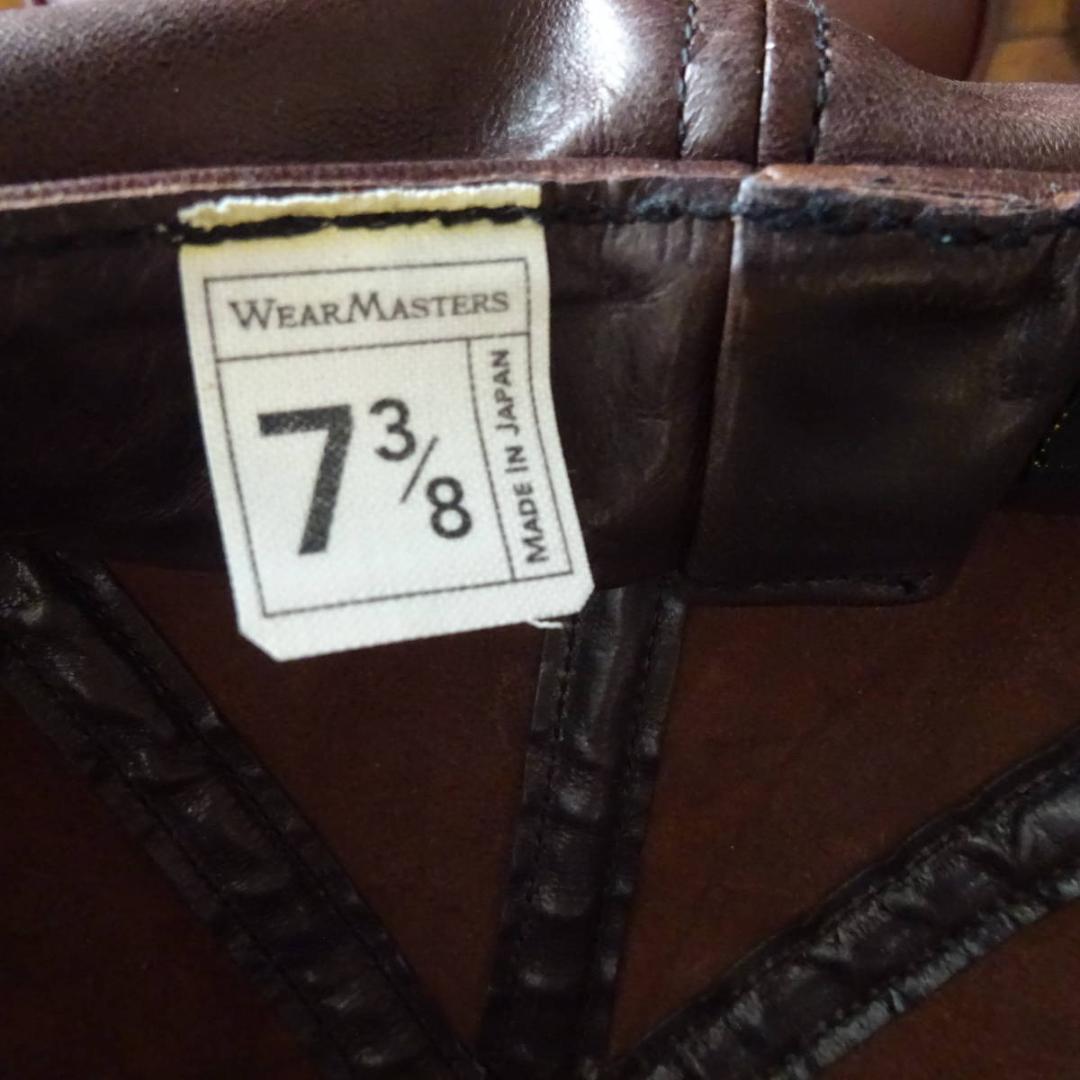 ビルトバックキャスケットBILTBUCK 本ヌメ革ホースハイドアトラクションズ茶