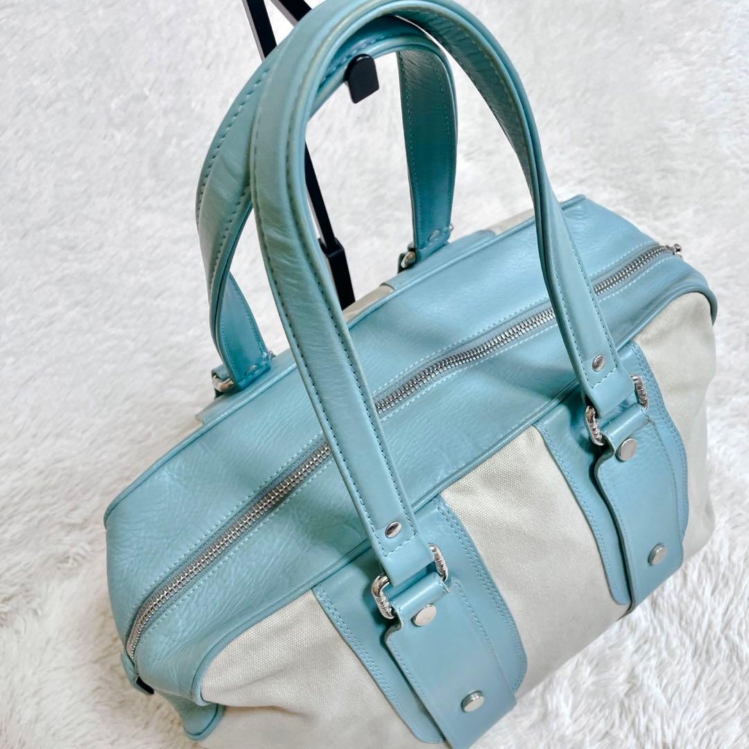 ジャックルコー レザー 切り替え ボストンバッグ トートバッグ キャンバス