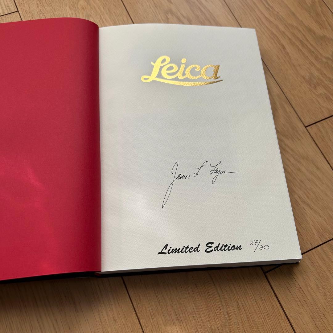 Leica 写真によるその歴史 サイン入り 限定版 ケース　外箱付き　ライカ