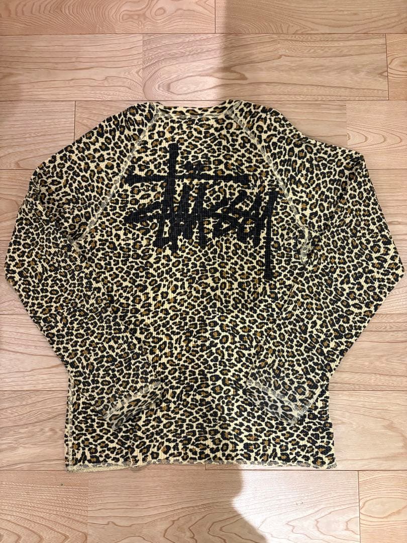 トップス BASIC STUSSY THERMAL LEOPARD M