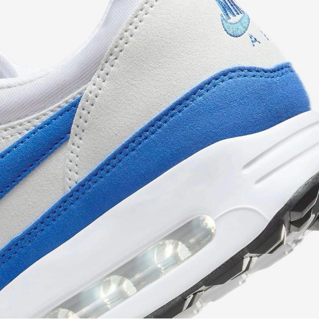 ナイキ ゴルフ 26.5cm エアマックス スパイク シューズ 靴 白 青