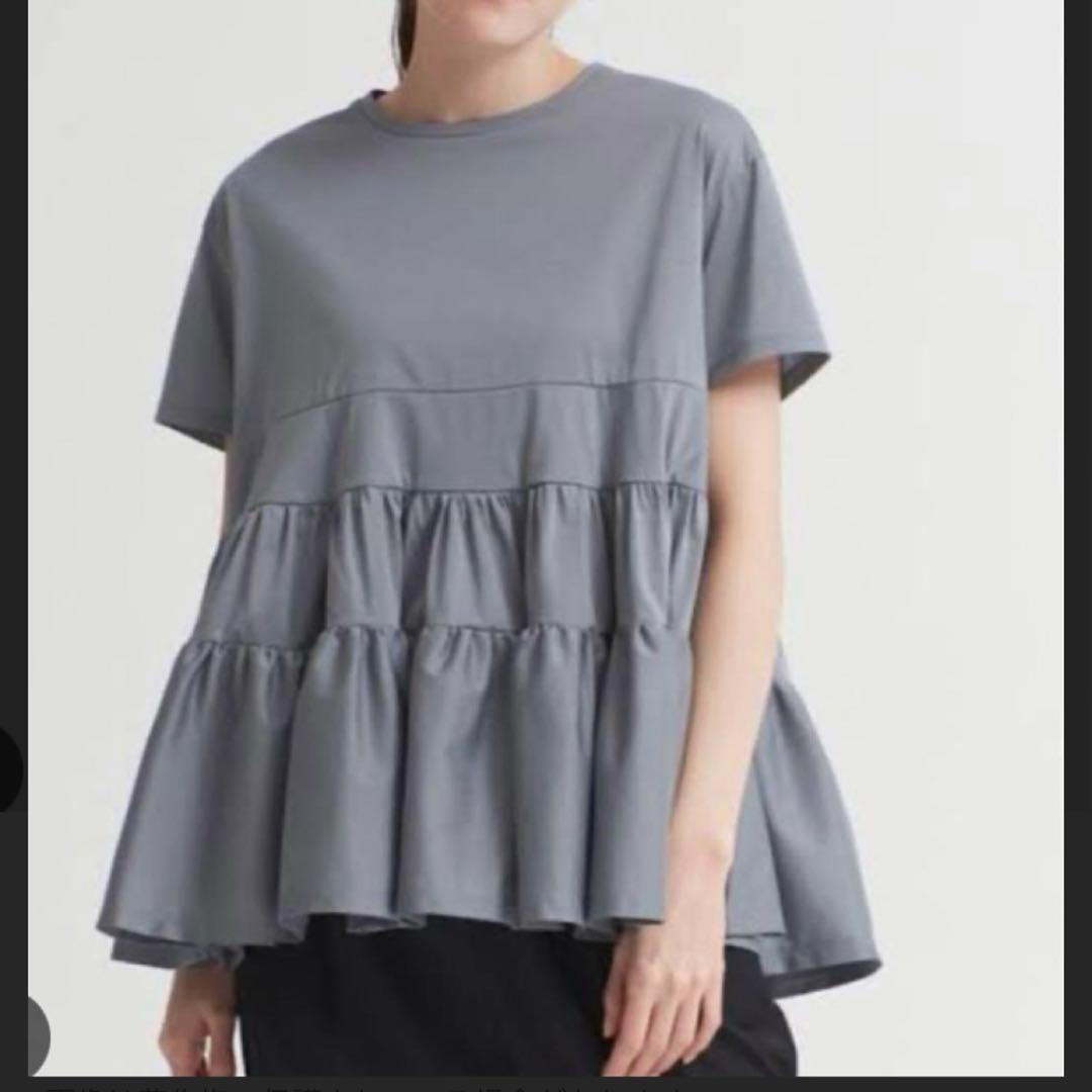 美品　yori ランダムティアードハーフスリーブ