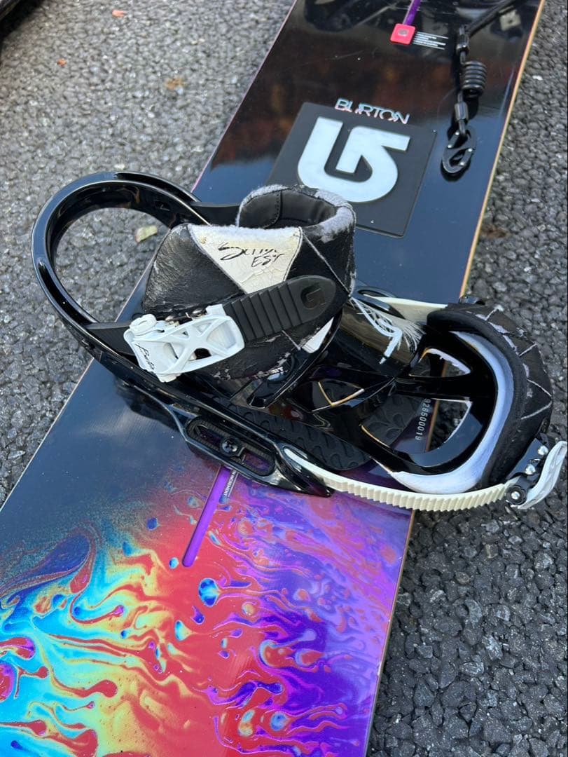 Burton スノーボード マルチカラー 収納ケース付き