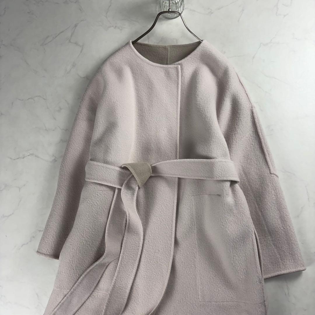 FRAY I.D ✨ウールカシミアバイカラーリバーコート リバーシブル 春カラー