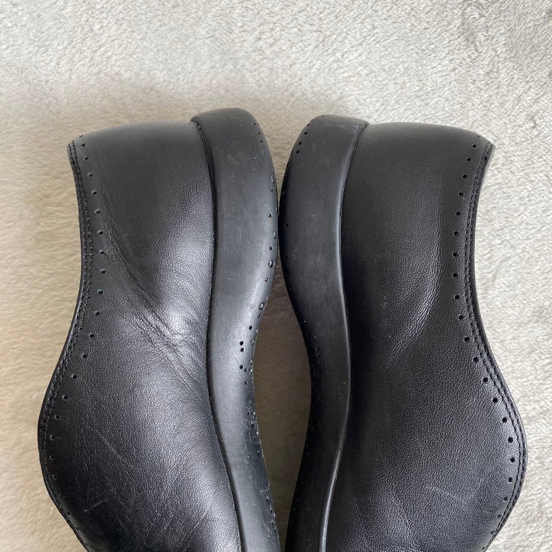 【美品✨】Camper スパイラルコメット　フラットシューズ　レザー　23cm