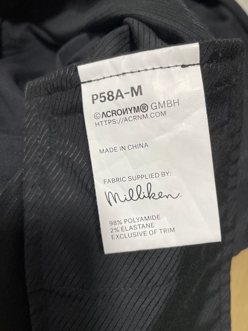 パンツ acronym p58a-m xs