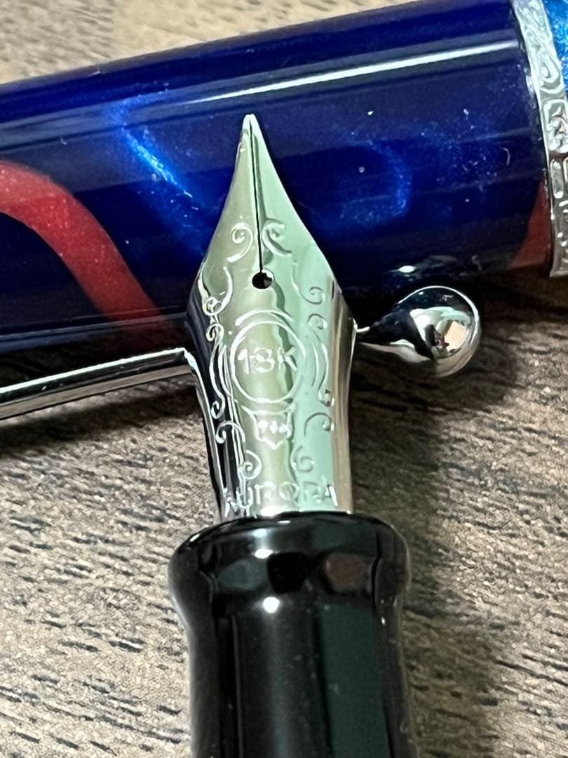 【Kinesis】アウロラ 限定　万年筆 大陸シリーズ アメリカ　EF