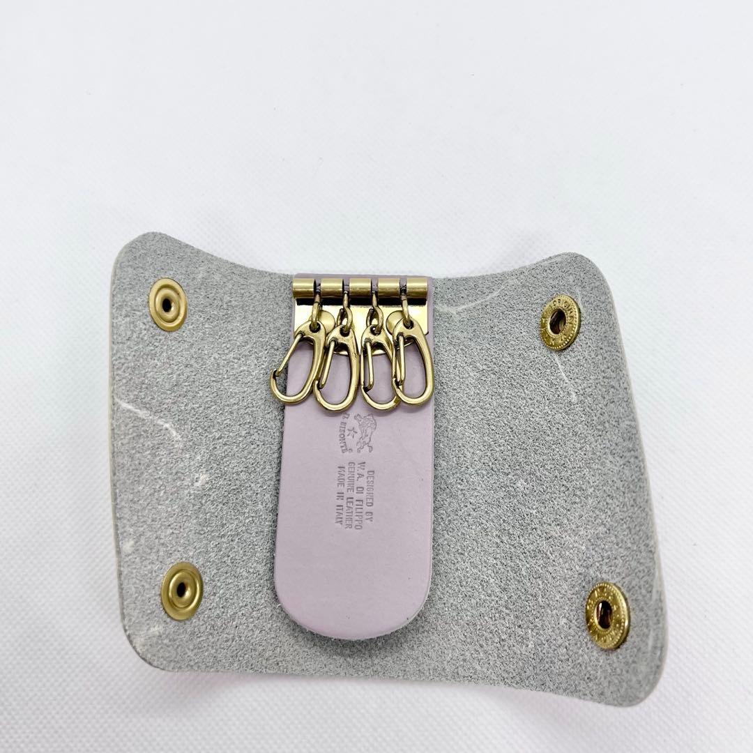 【新品未使用】イルビゾンテ キーケース ☆マルヴァ ペールアイリス☆