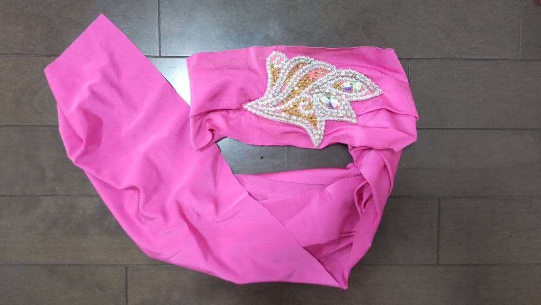 ベリーダンス 衣装セット 色:ピンク